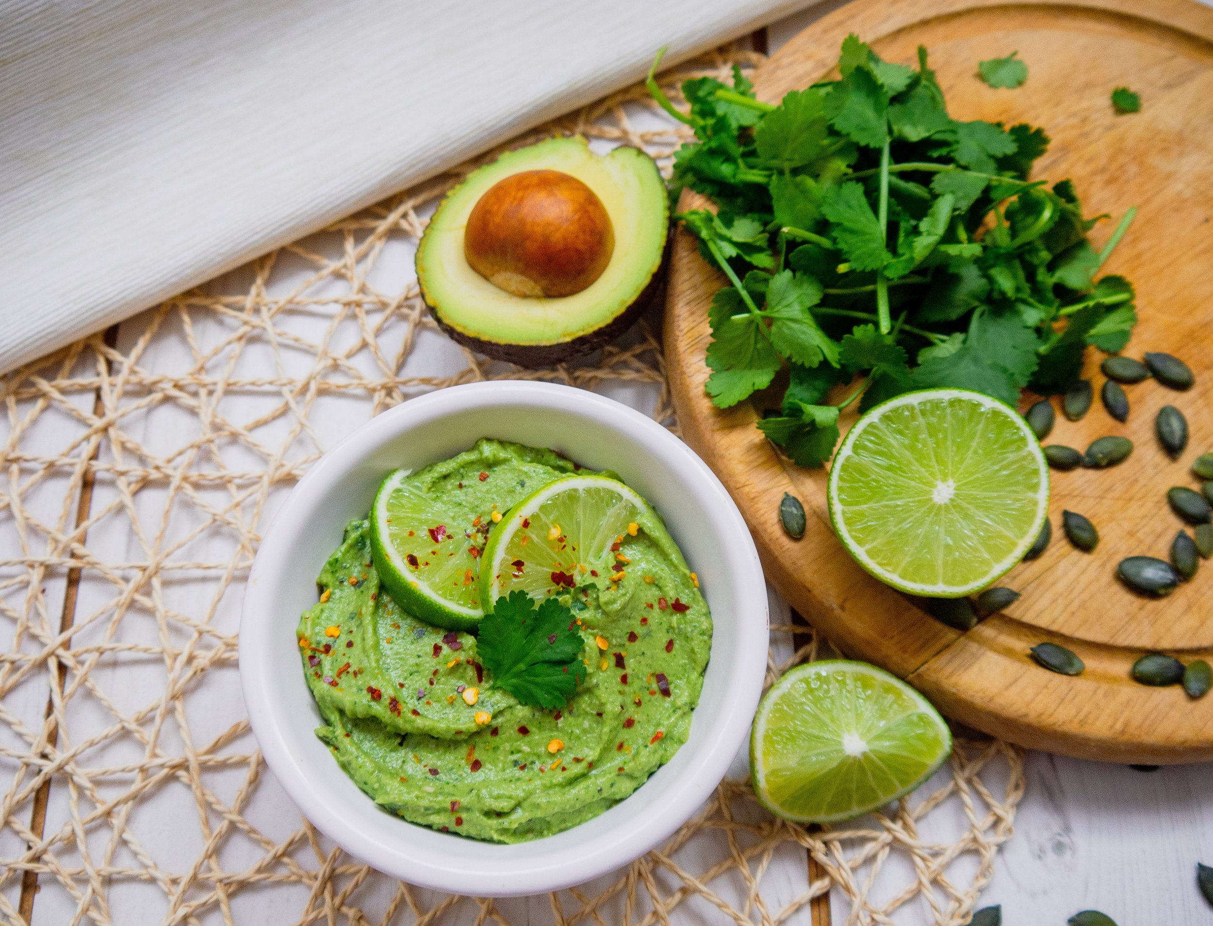Avocado &amp; lime dip
