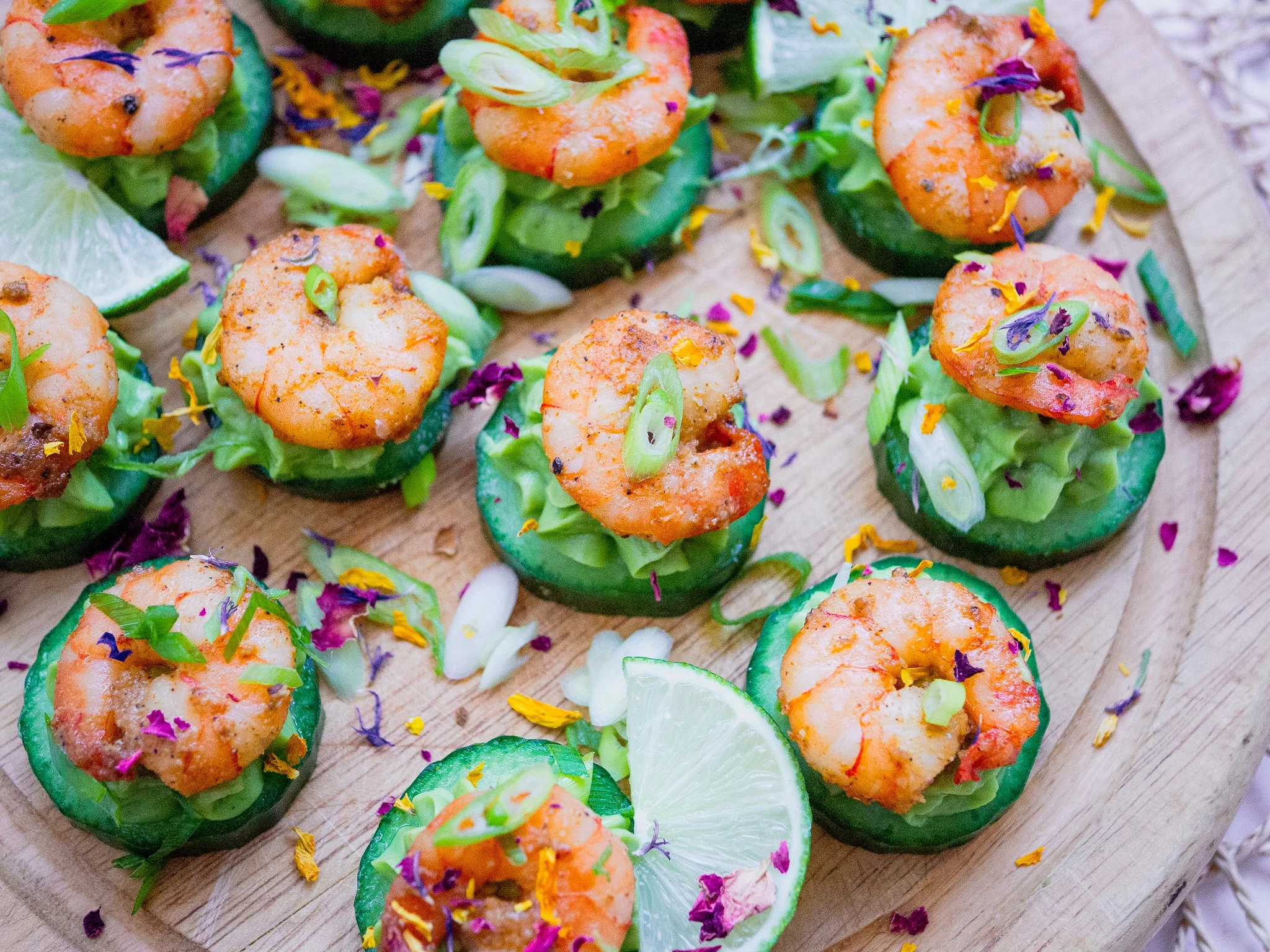 prawn canapes