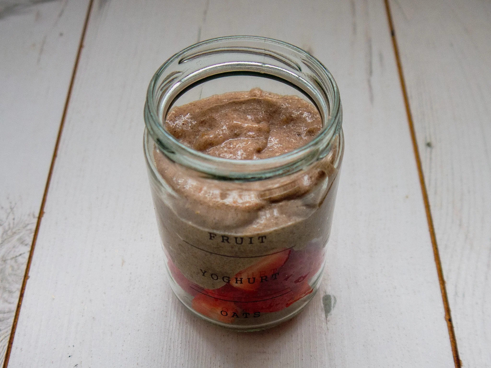 strawberry chia seeds pudding