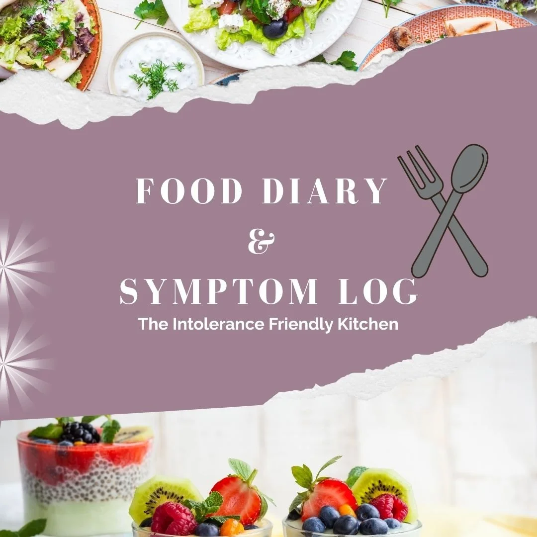 food intolerance diary by INTOLERANCE FRIENDLY KITCHEN