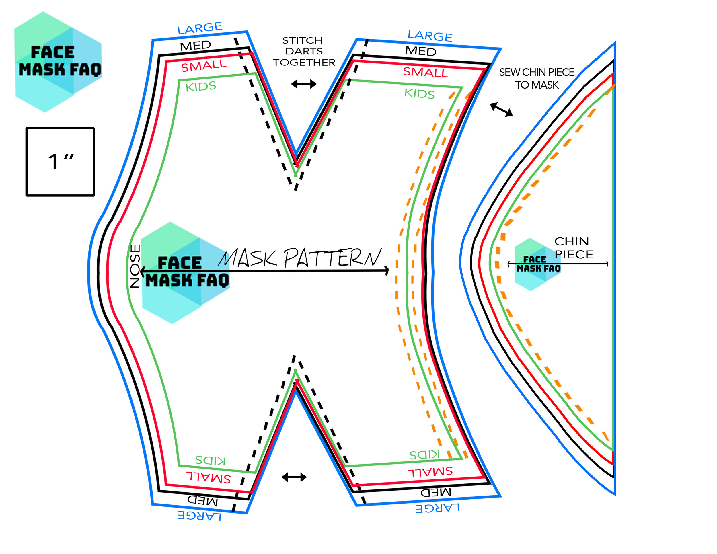 Free Face Mask Patterns And Instructions – YRCKY
