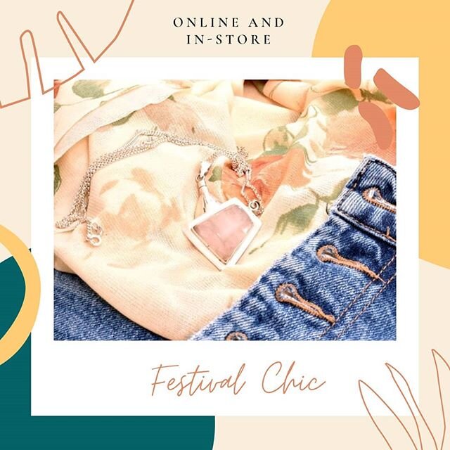 The festivals might be cancelled, but what's to stop us getting the tunes going, the drinks flowing and dancing around the garden!  Our new Peaches and Cream collection is perfect teamed with denim cut-offs or jacket.  Available online and in-store 
