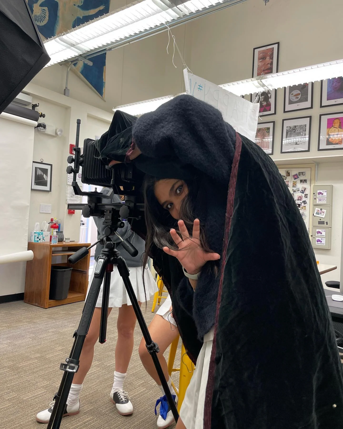 no light, camera, no action! the photo team is back at it after thanksgiving break