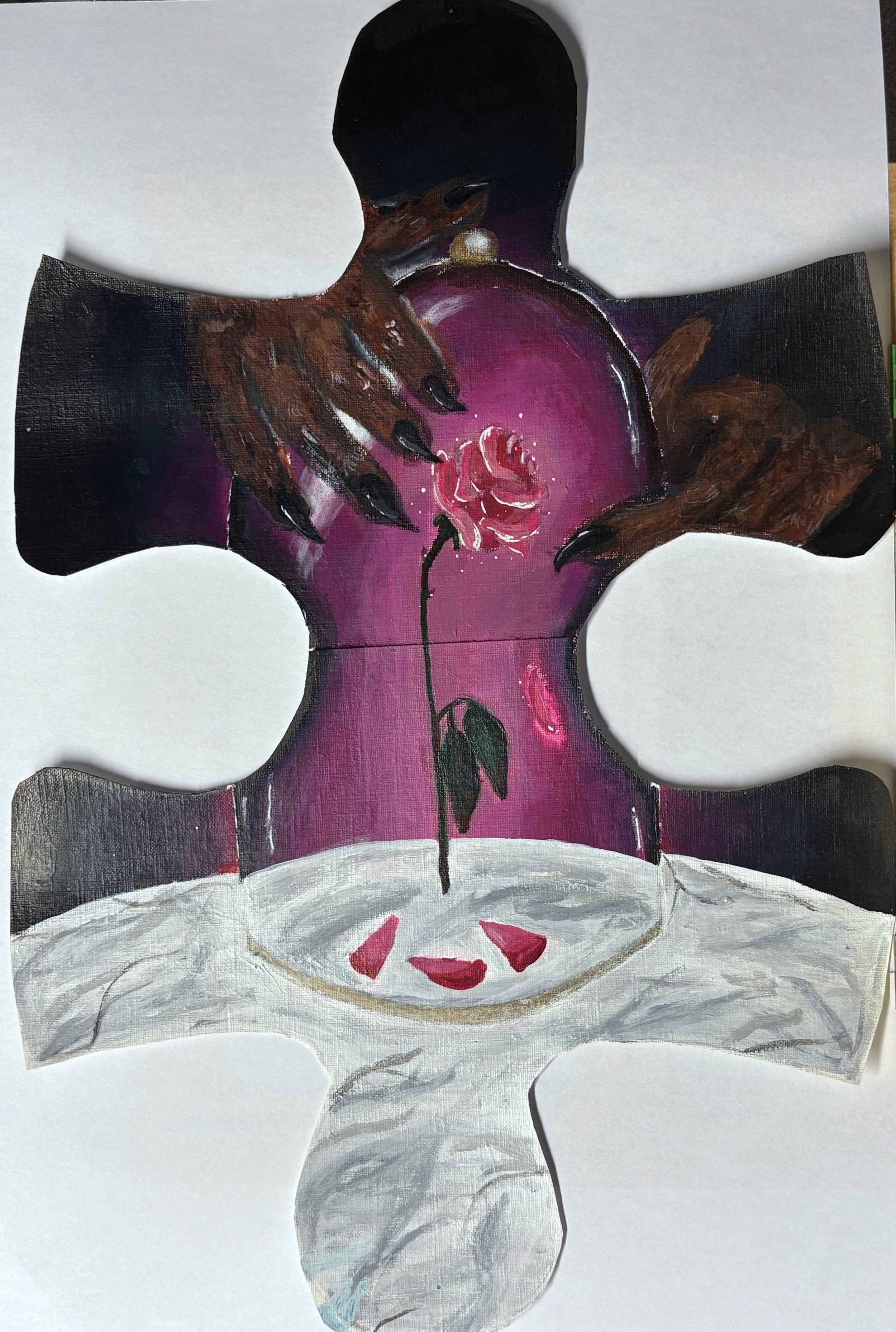 Diya, F8, Acrylic Paint