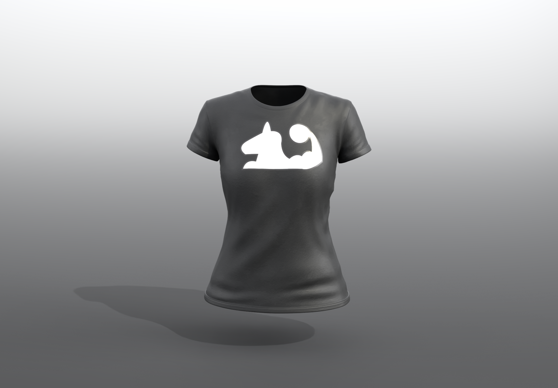 Gym Rat Logo Tee (Womens)