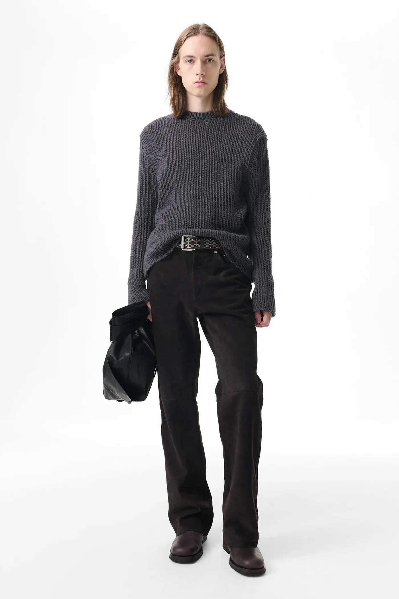 Our Legacy - Popover Roundneck - Chocolate Ultra Slow Twist