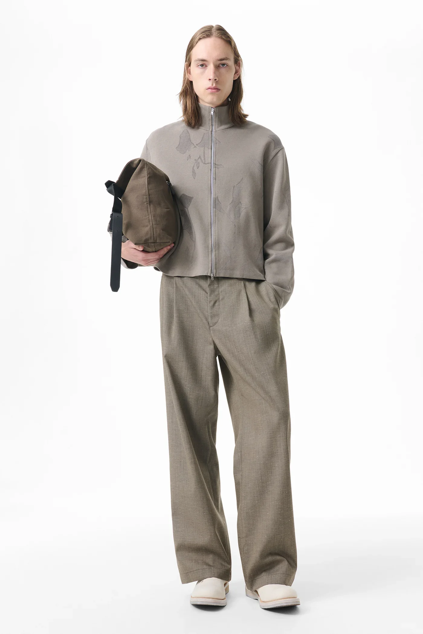 Our Legacy - Shrunken Fullzip - Silt Flower Athletic Rib