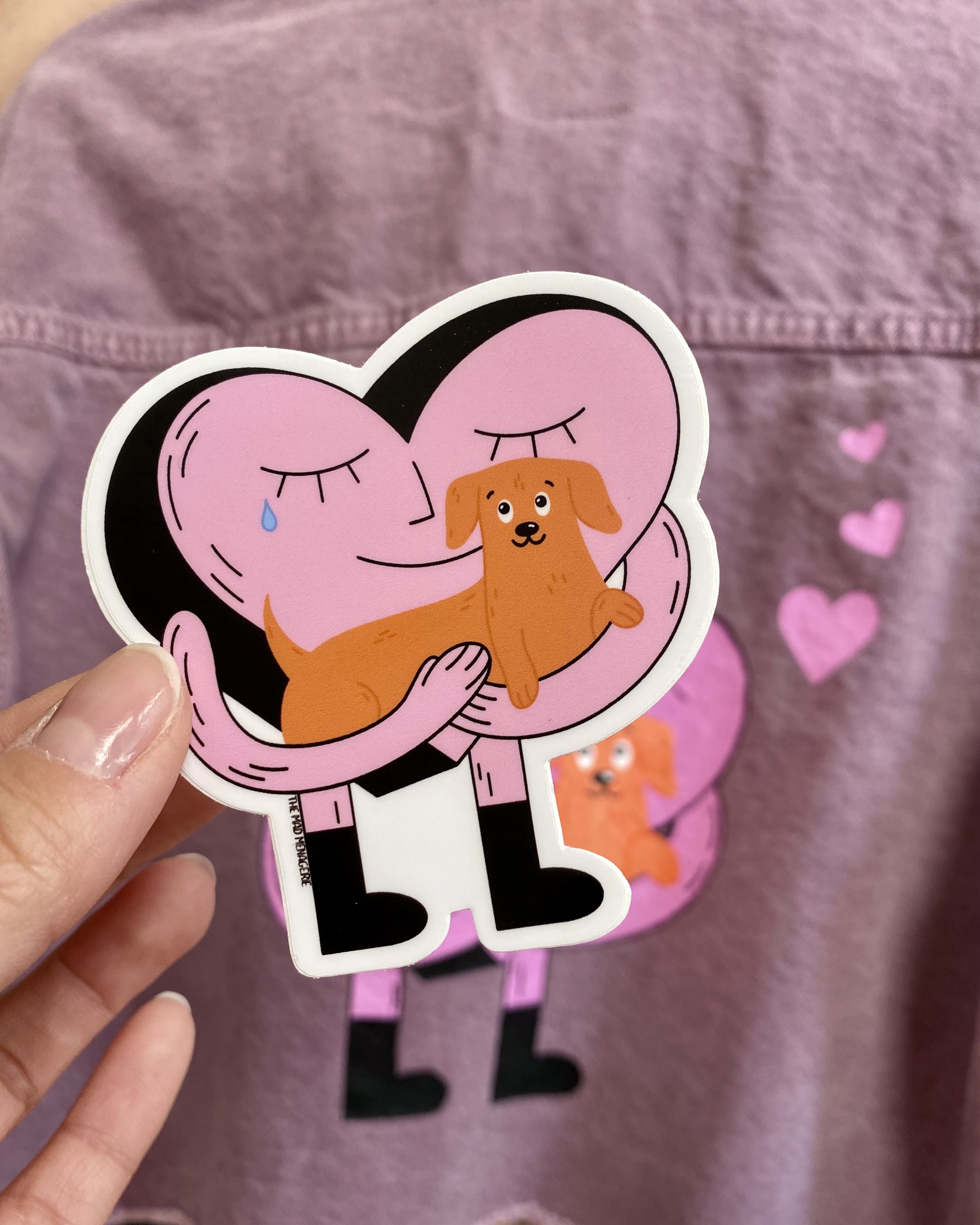 I Love Your Dog Sticker