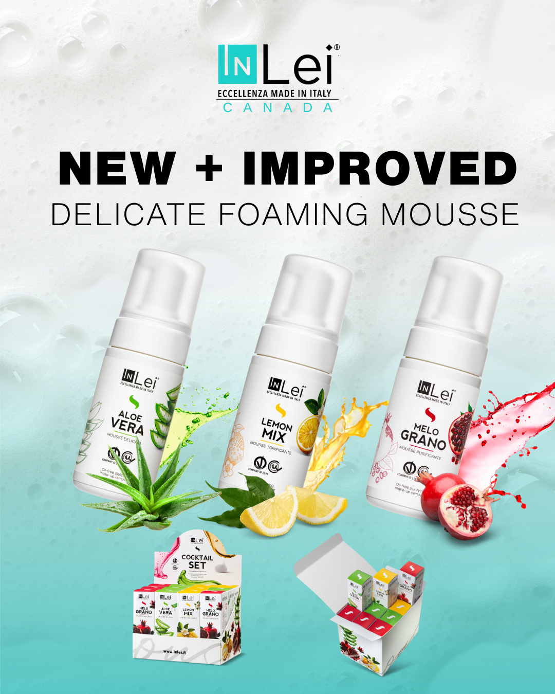 InLei® Foaming Mousse - Professional Lash & Brow Aftercare Cleanser (Now in 3 Scents!)