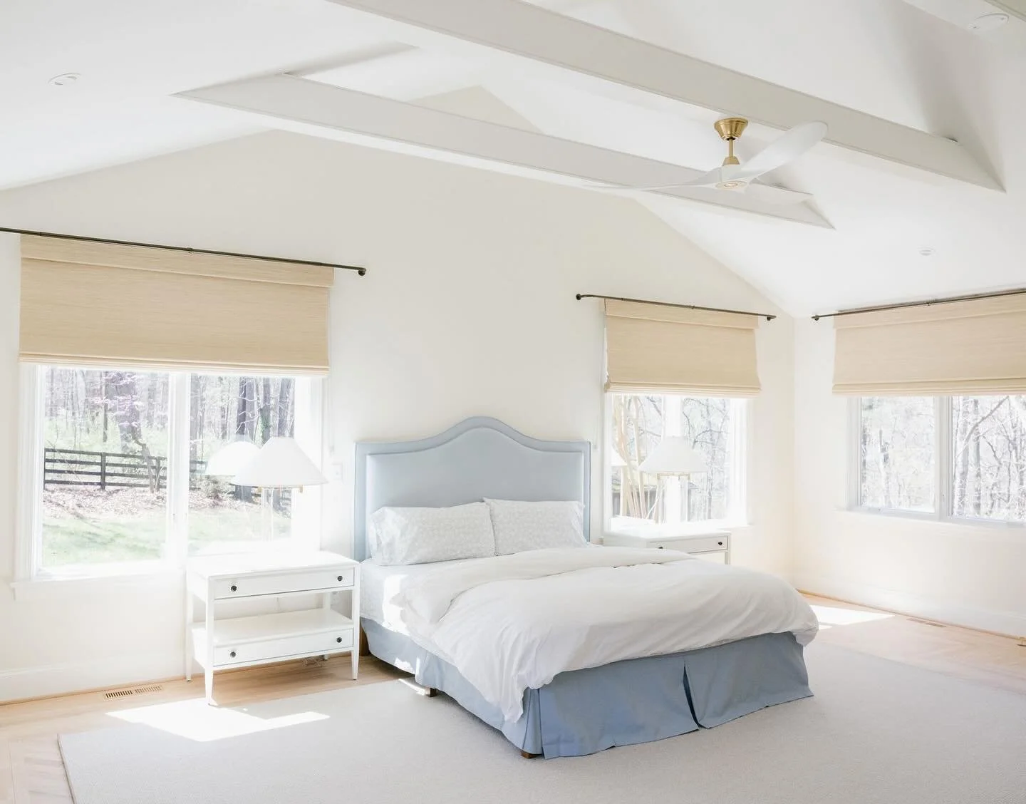 At the end of a long day, who wouldn't want to retreat to this dreamy primary suite. Once an outdated and oversized family room, now a peaceful refuge.