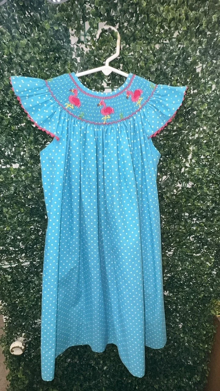 Flamingo Smocked