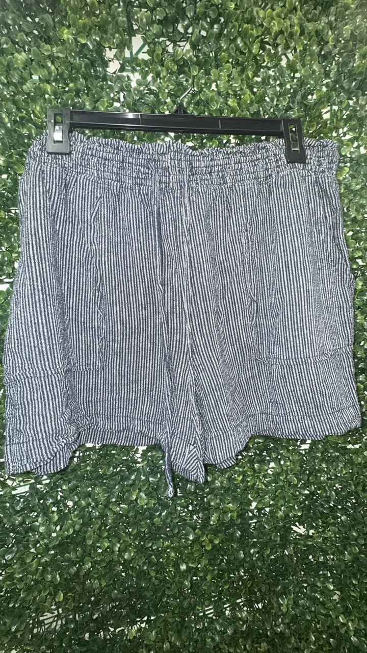 Navy and White Shorts