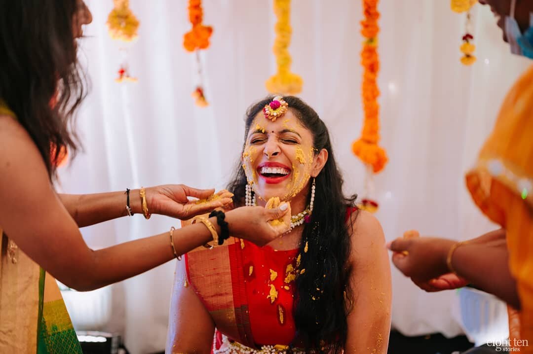 Nikitha's Haldi Ceremony // 2021 May 

The covid was beginning to take it's toll all over again, nothing was In place. But,
the groom was all set, 
the bride was on her toes, soo much excitement in everyone's mind. 
And this led to the beginning of t