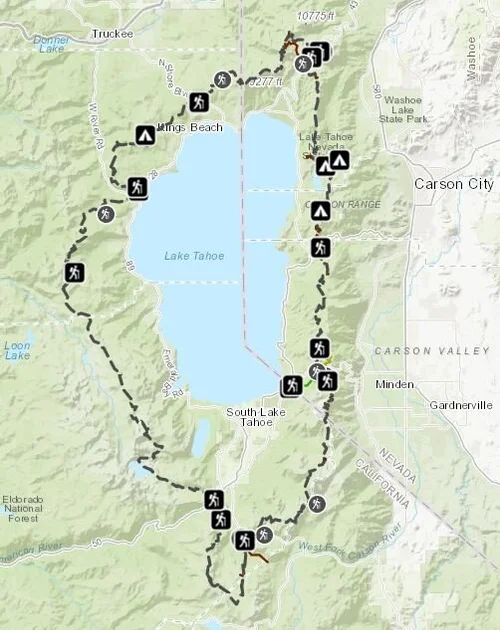 > Tahoe Rim Trail — USA Adventure Seeker