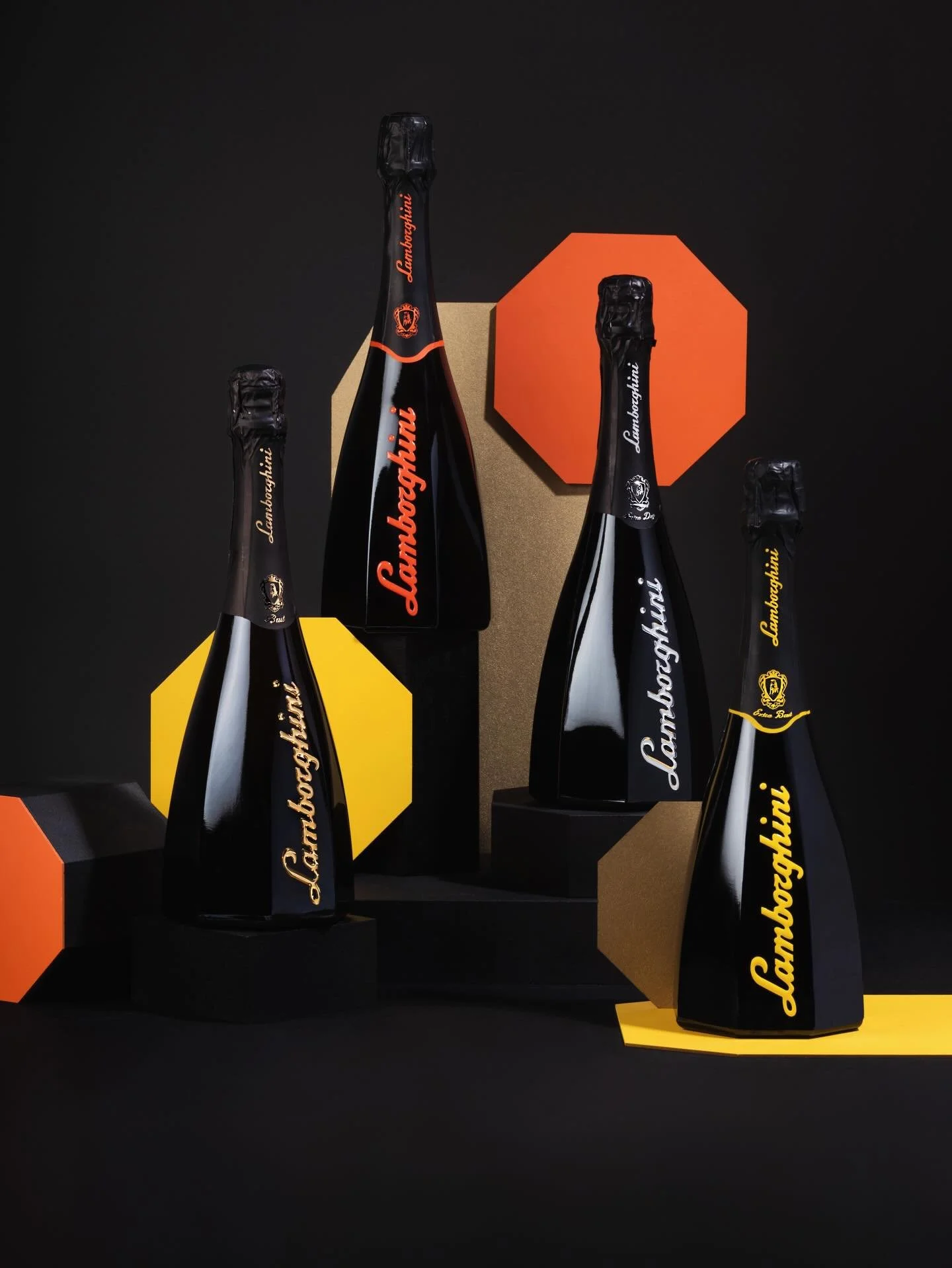 Four colors, four distinct expressions &mdash; the Ottagonale Collection.
A refined palette of style and character, crafted for moments worth celebrating.
Which one reflects your style?
💫

Tag your celebrations with #LamborghiniWine!
#OttagonaleColl