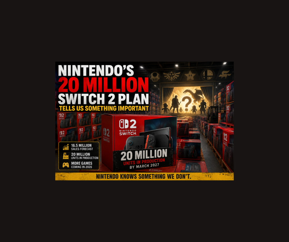 Nintendo's Alleged 20 Million Switch 2 Plan…