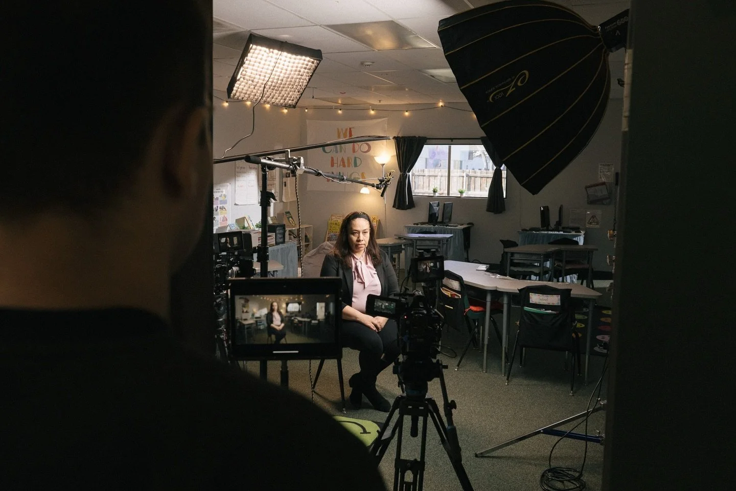 Year 3 in producing @chases_place annual fundraising doc. We captured some great personal and impactful stories yesterday. 
 📸: @whiskeydangerhotel 

#documentary #filmproduction #videoproduction #cinematography #documentaryfilm