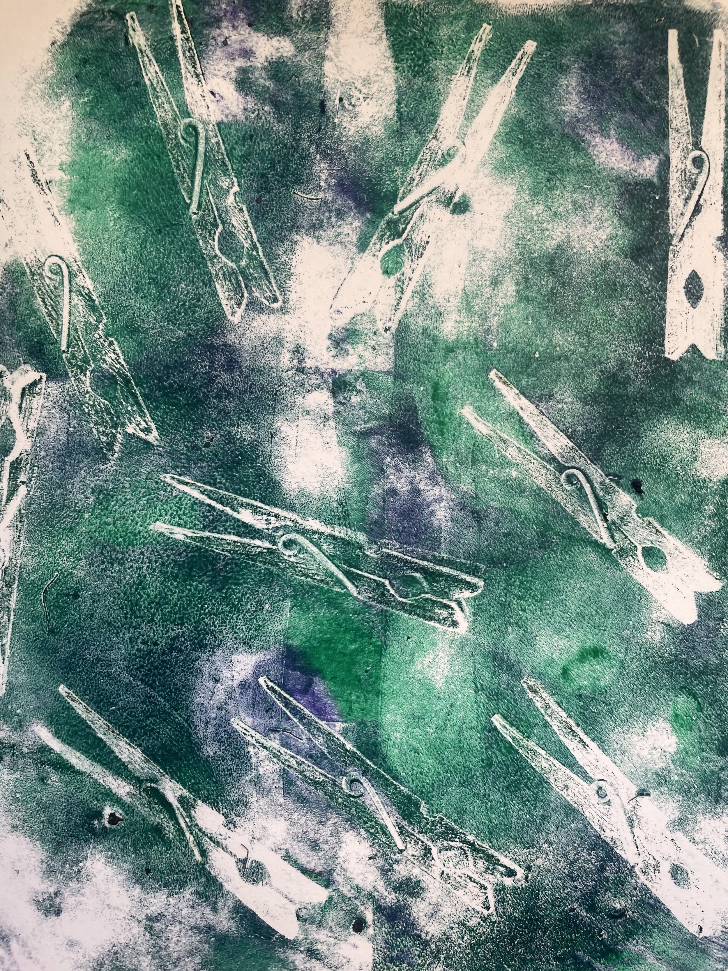 Printmaking Party Gelli Plates