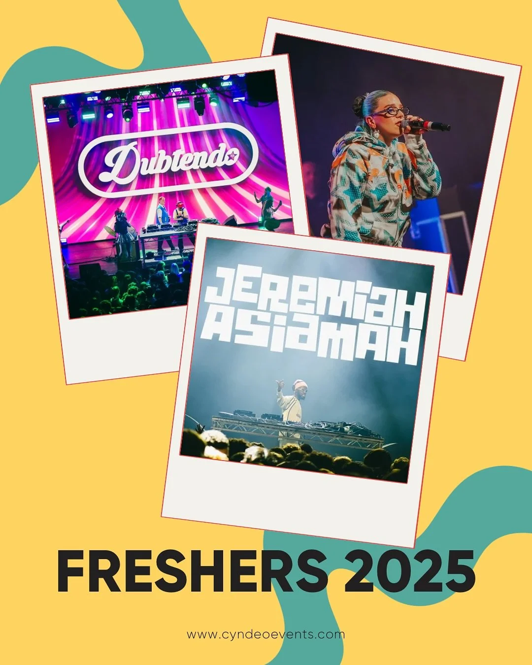 Over three event-packed weeks, Cyndeo supported 8 Student Unions, delivering 45+ performances ranging from emerging local talent to tribute bands and renowned touring artists - bringing diverse entertainment and high energy to kick off the university