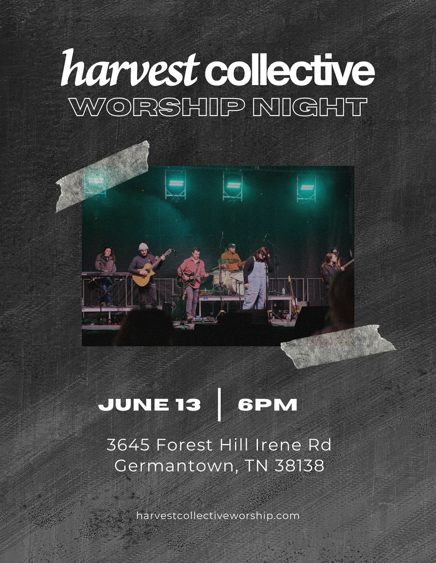 Come join us Friday night for a night of worship as we share stories behind the songs from our latest album, All Who Are Weary. We&rsquo;d love to see you! 

DATE: Friday, June 13
TIME: 6PM
WHERE: Harvest Church 

#harvestcollective #allwhoareweary #