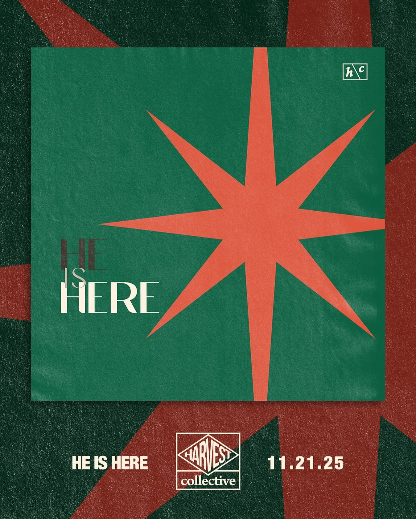 This Friday. Pre-save link in bio!

#harvestcollective #heishere #worship #christmasmusic