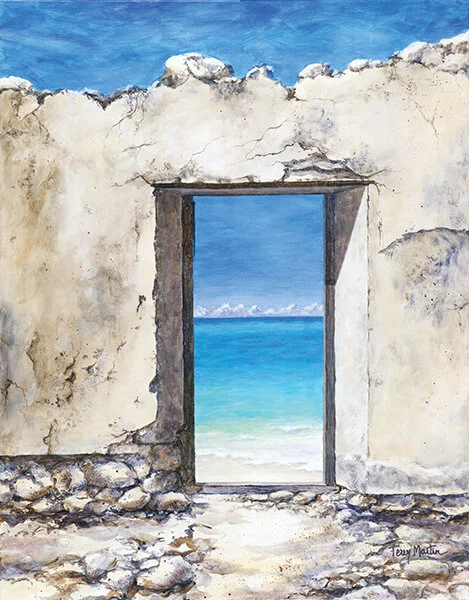 Beyond (22” x 28,” acrylic)