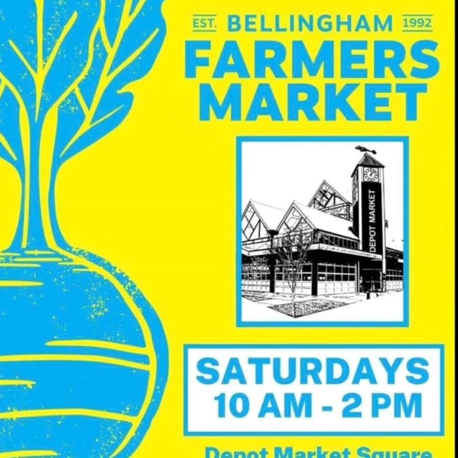 Who's ready for the Bellingham Farmers Market tomorrow? 😁 We'll have a great group of local vendors on site from Whatcom and Skagit County. 
Fresh produce,  handmade clothing,  jewelry,  fresh bakery items, music,  bath and body,  delicious prepared