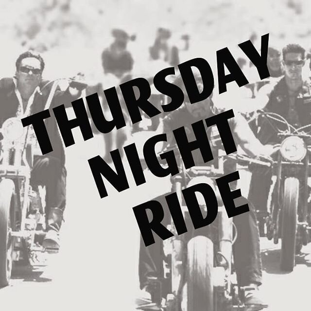 Ok we're going to try this...
You've been asking for it!

THURSDAY NIGHT RIDES!
&bull; Come to the shop after 5
&bull; Leave for a burn somewhere by 6ish
&bull; We'll decide were we wanna go then
&bull; Super chill, no pressure, just fun
&bull; Weath