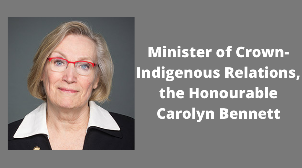 Letter to the Minister of Crown-Indigenous Relations
