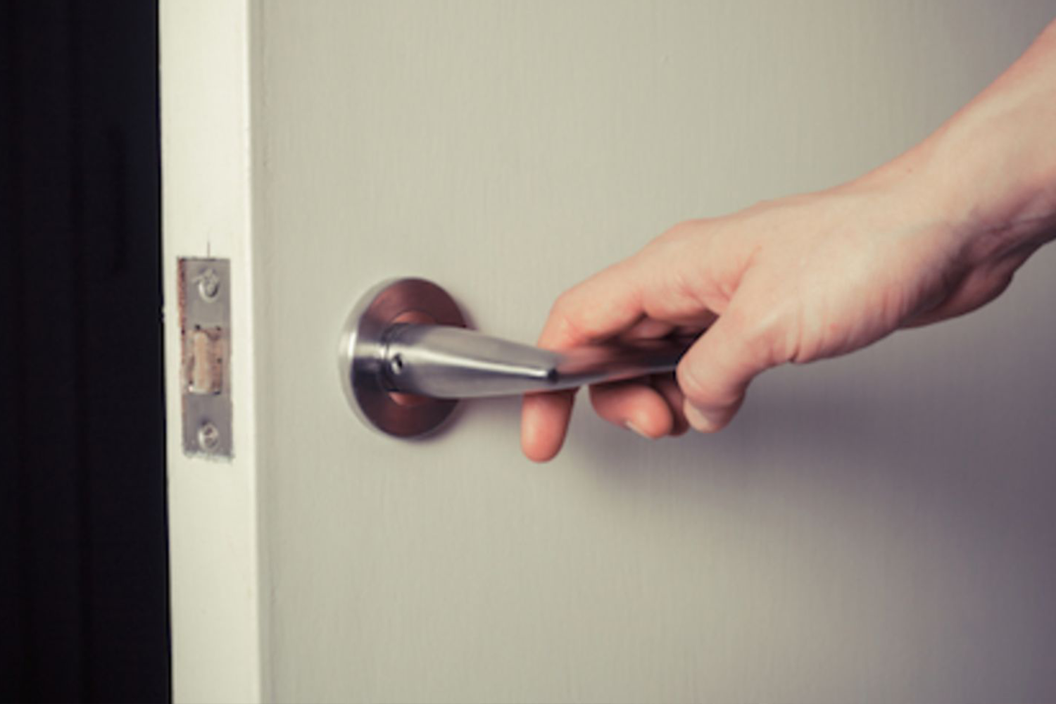 Touching a contaminated door handle spreads germs and increases the risk of...