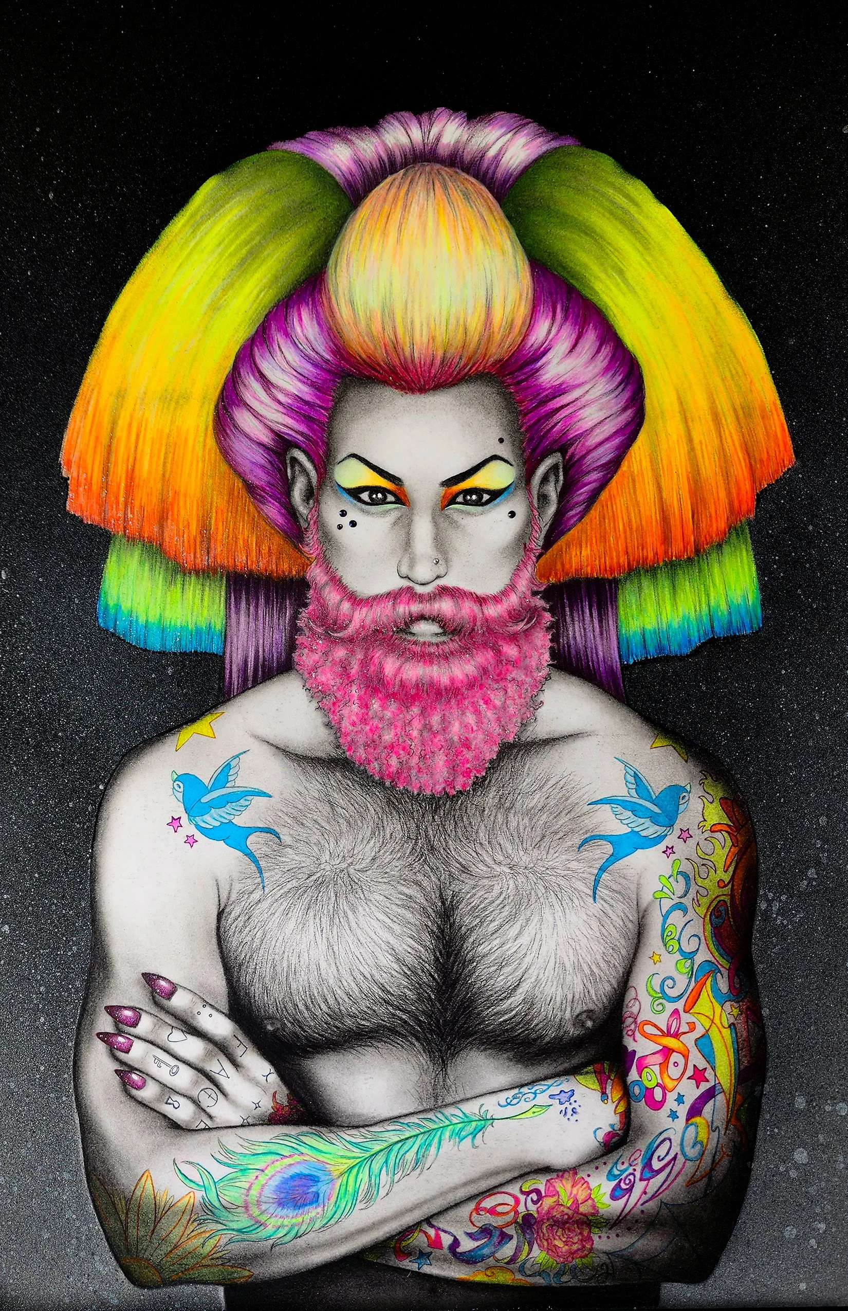 A.Bode_Hair_mixed media 11x17.jpg