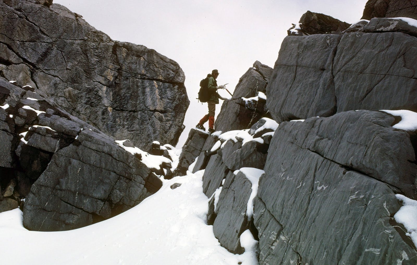 Chavin Region #58 1982 Johan on mountain east of Chavin - Photo Blatherwick_Original.jpg