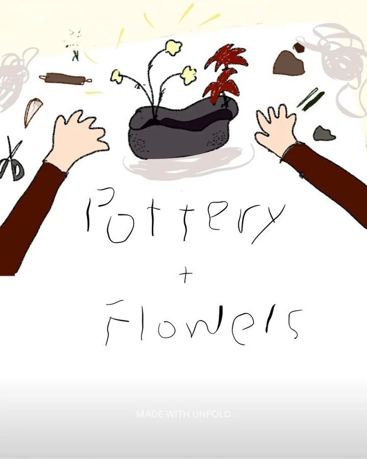 New workshop announcement—hand build pottery and flower arranging workshop. 
This is something I’m very excited about, and what I wanted to do for a long time. I team up with @xanthe_maggs to host a two days workshop in my new studio in