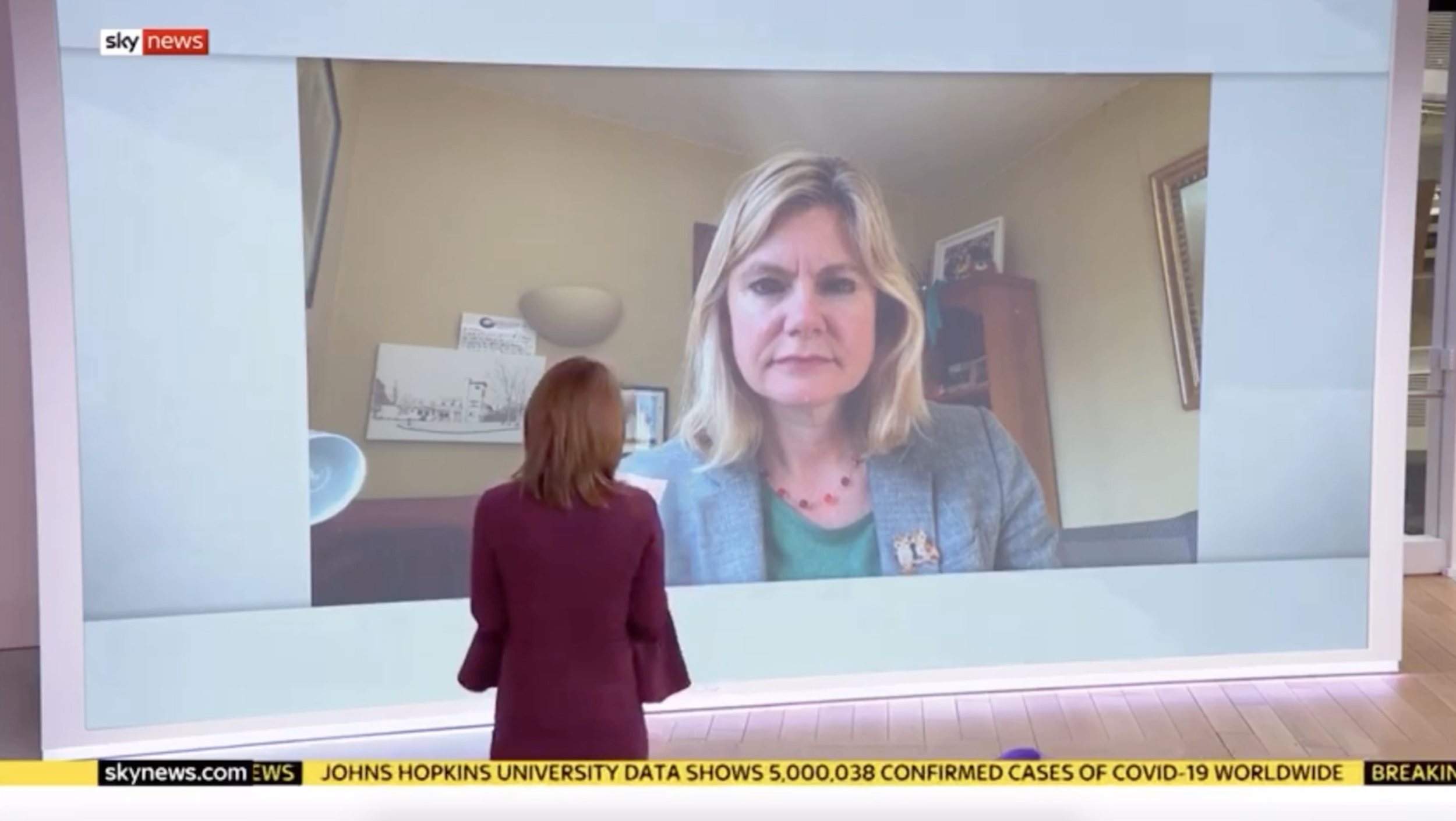 Justine talks to Sky News about the education response to C19
