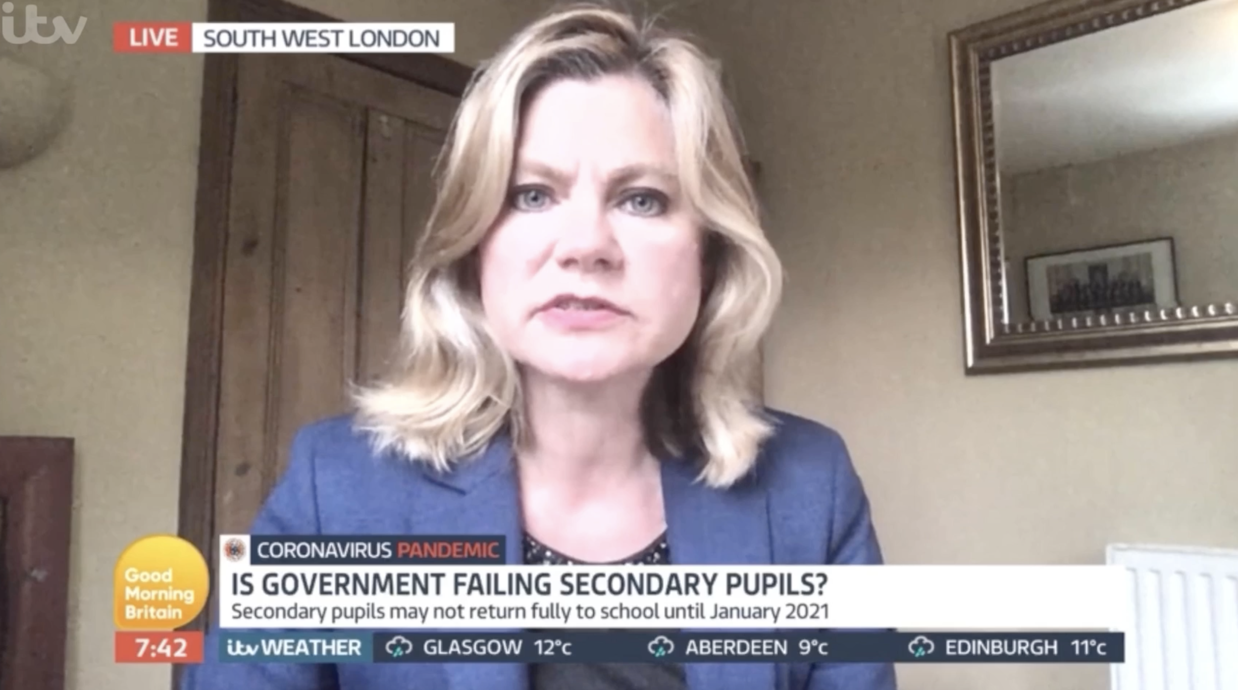 Justine talks to Good Morning Britain about the Opportunity Gap