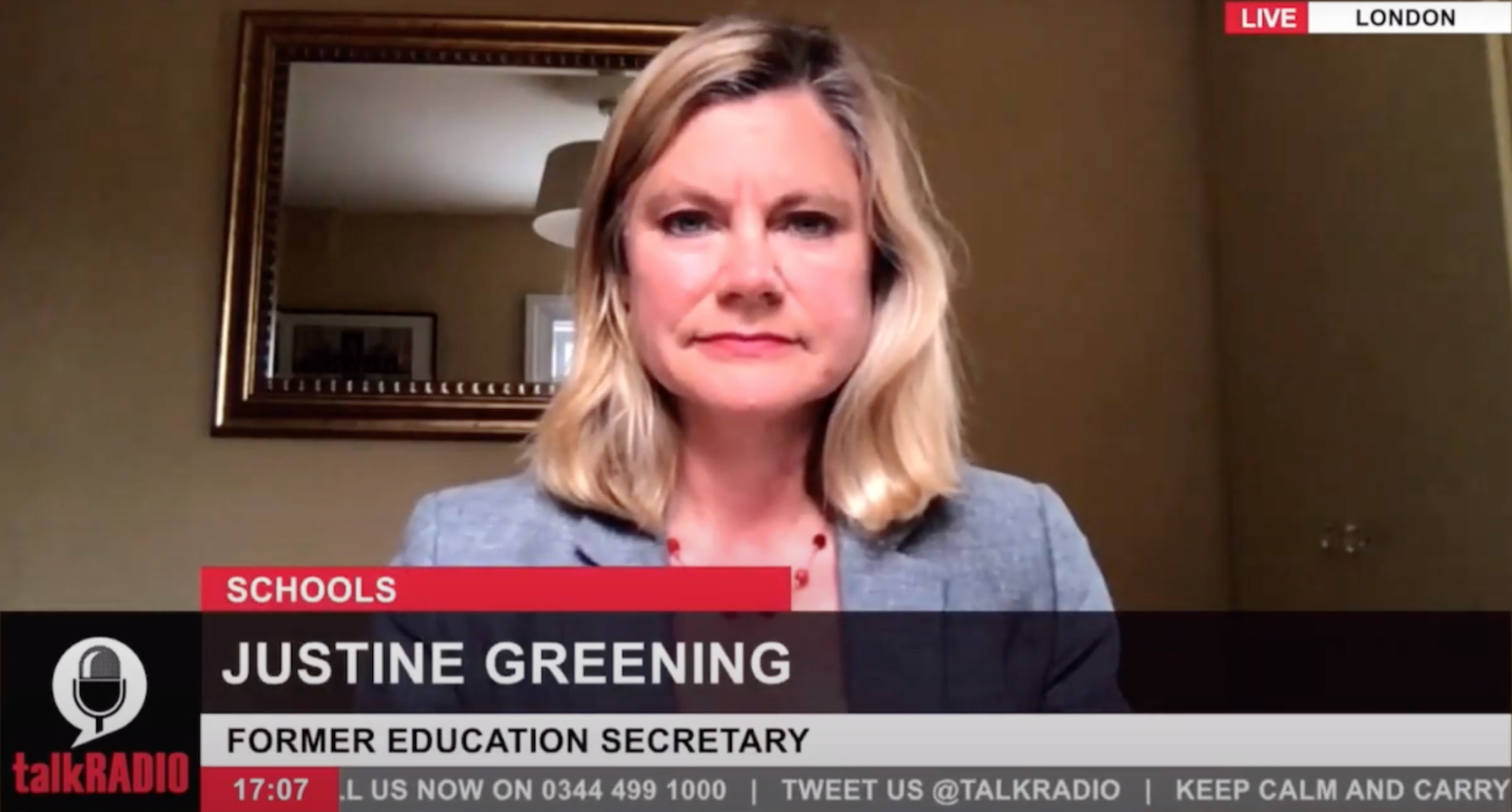 Justine talks to Talk Radio