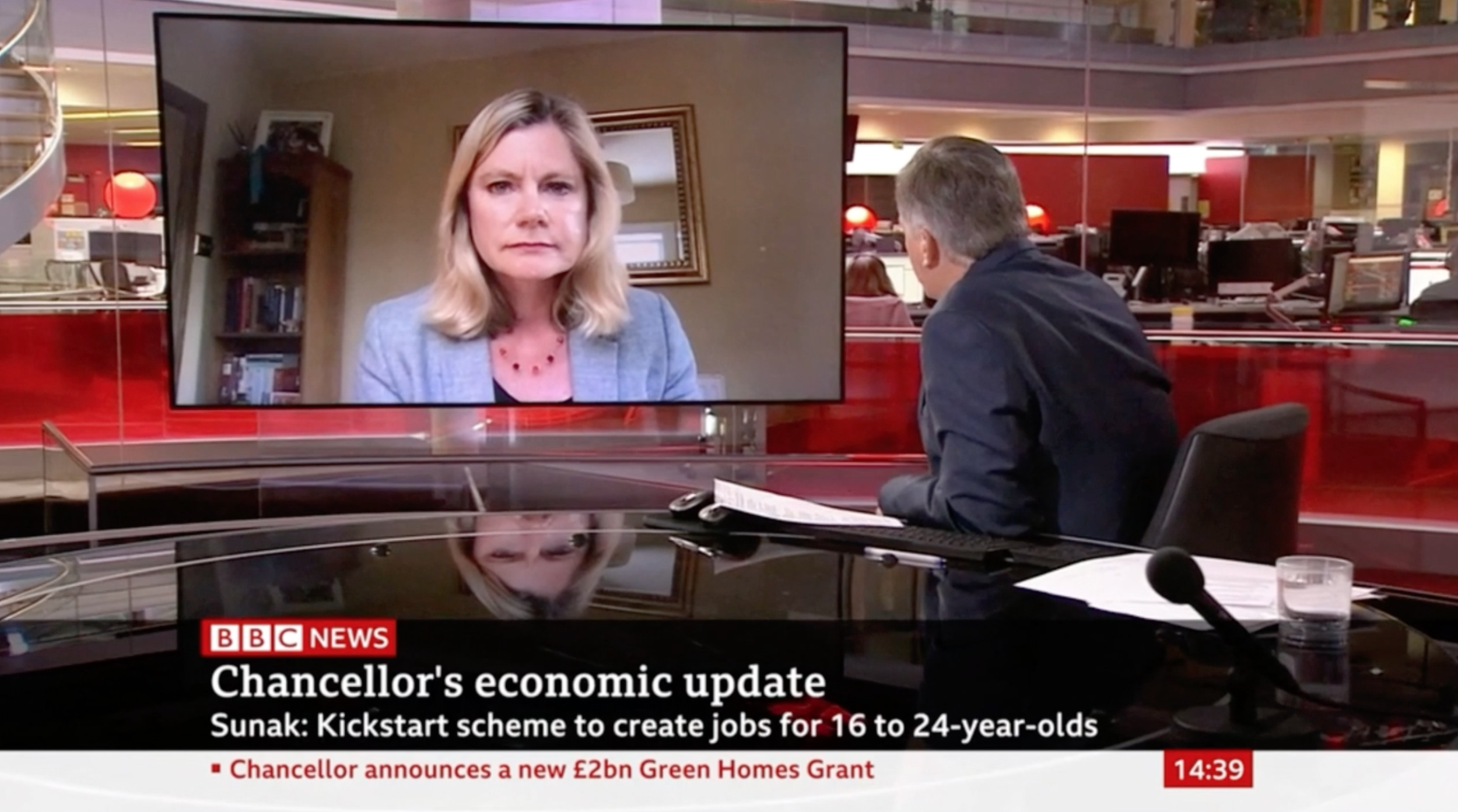 Justine reacts to the government’s Plan for Jobs