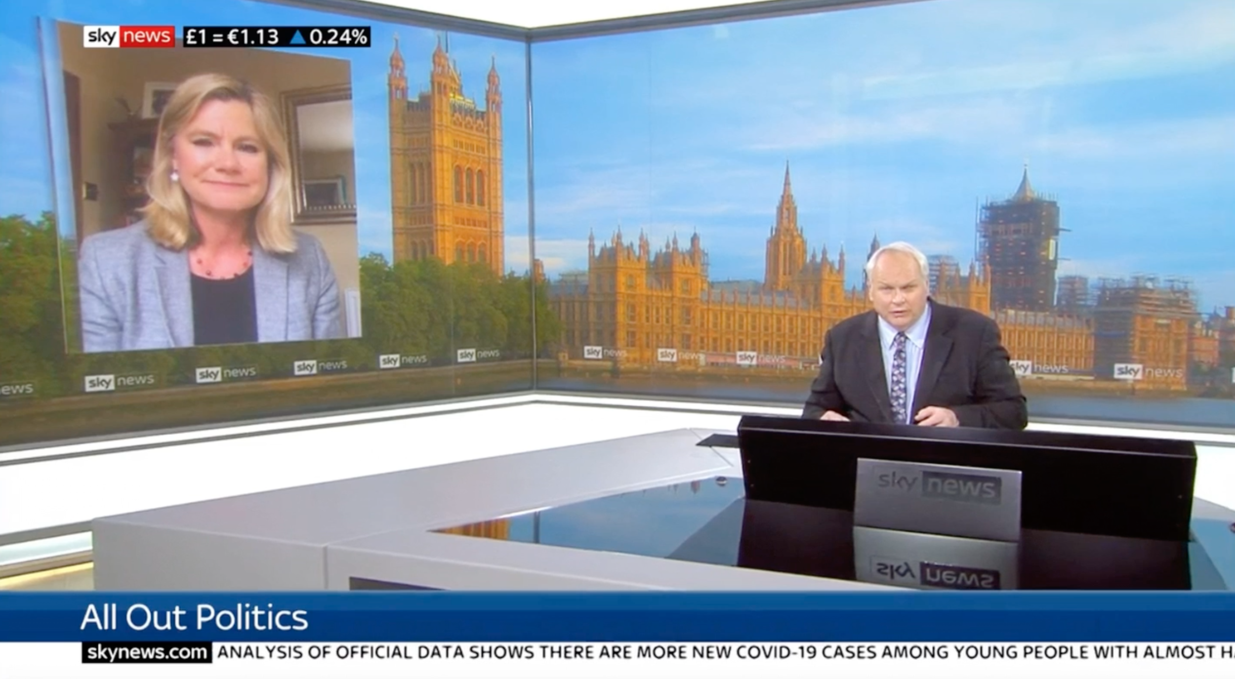 Justine speaks to Sky News on the exams crisis