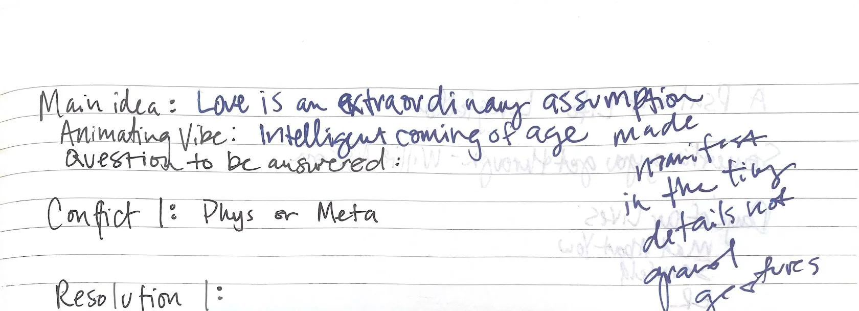 Duck Dive Handwritten Note 8