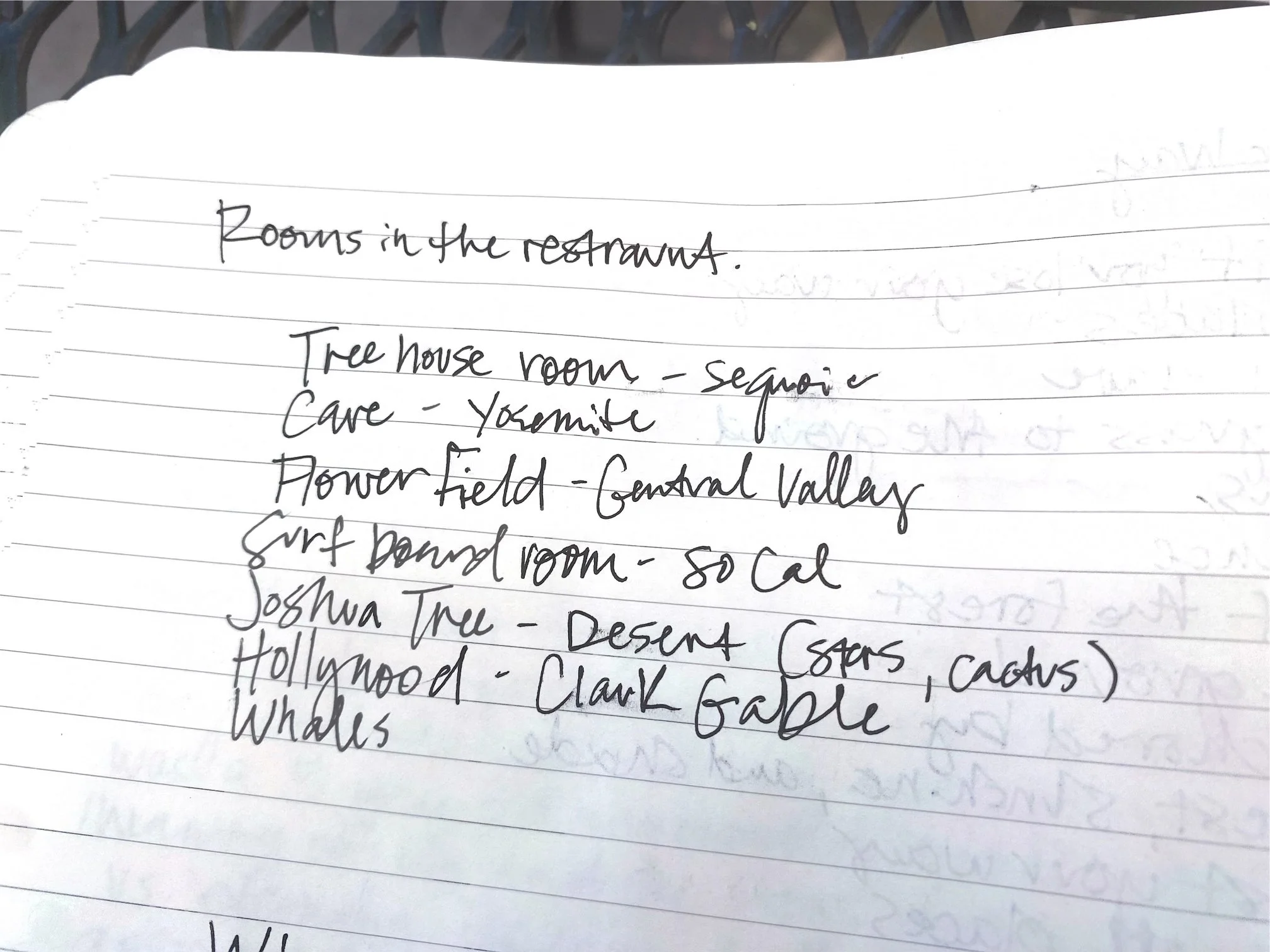 Duck Dive Handwritten Note 4