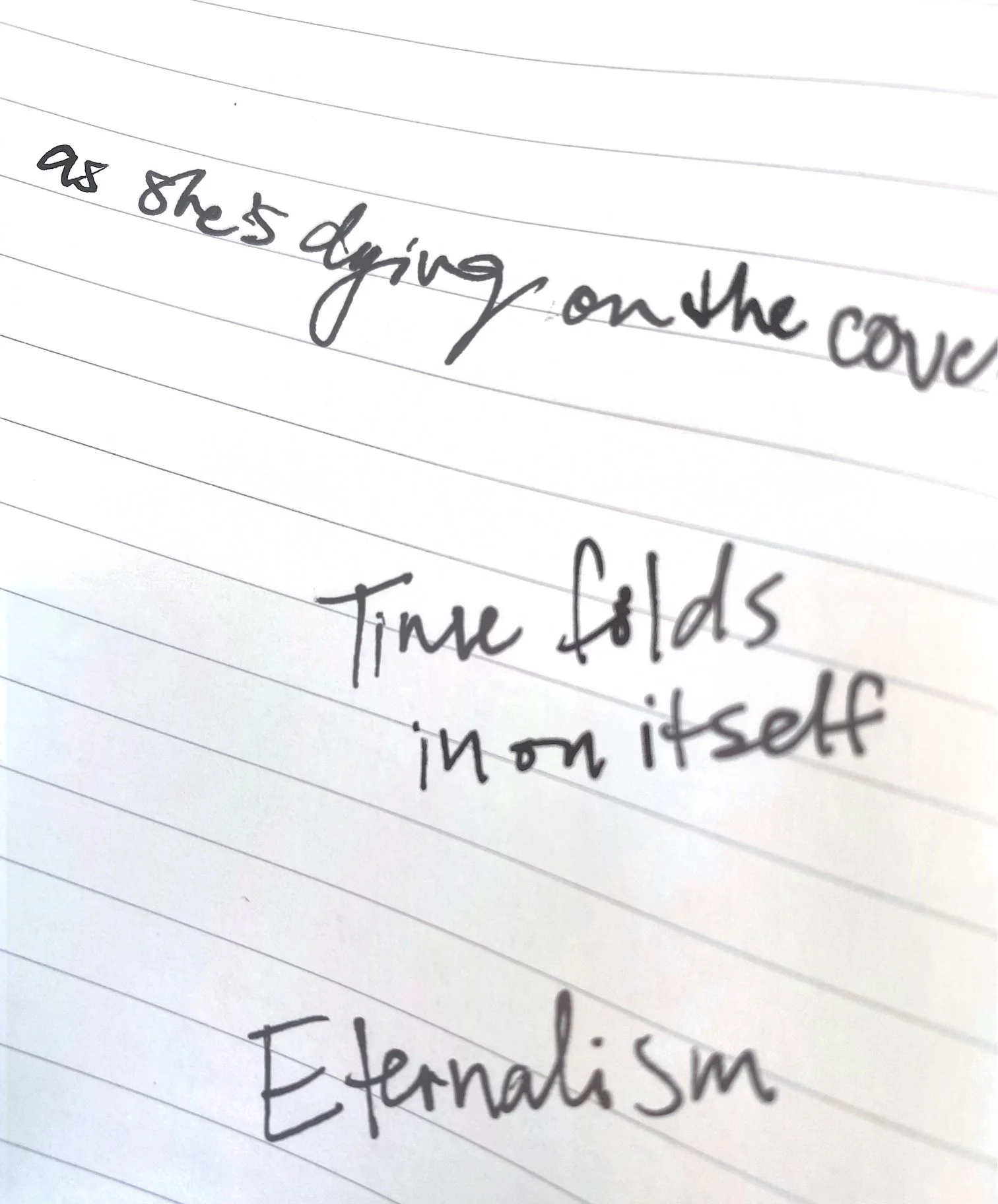 Duck Dive Handwritten Note 3