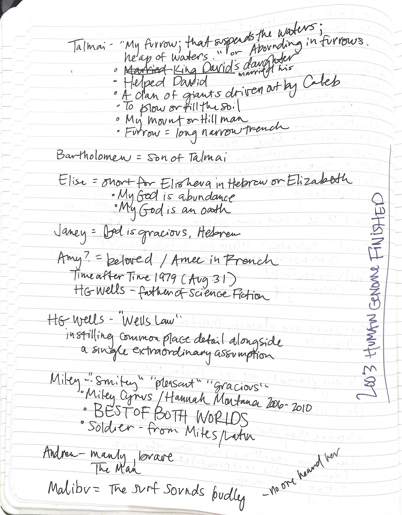 Duck Dive Handwritten Note 5