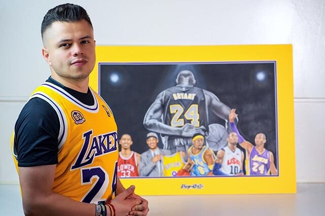 Kobe Bryant&rsquo;s Career Timeline drawing is finally done ✅ 
Long Live the Legendary Mamba! 🏀✍🏼 LIMITED Prints coming soon @kobebryant @vanessabryant @kobemural @lakers #kobebryant #mambamentality #lakers .
.
.
📸: @handwrittenla