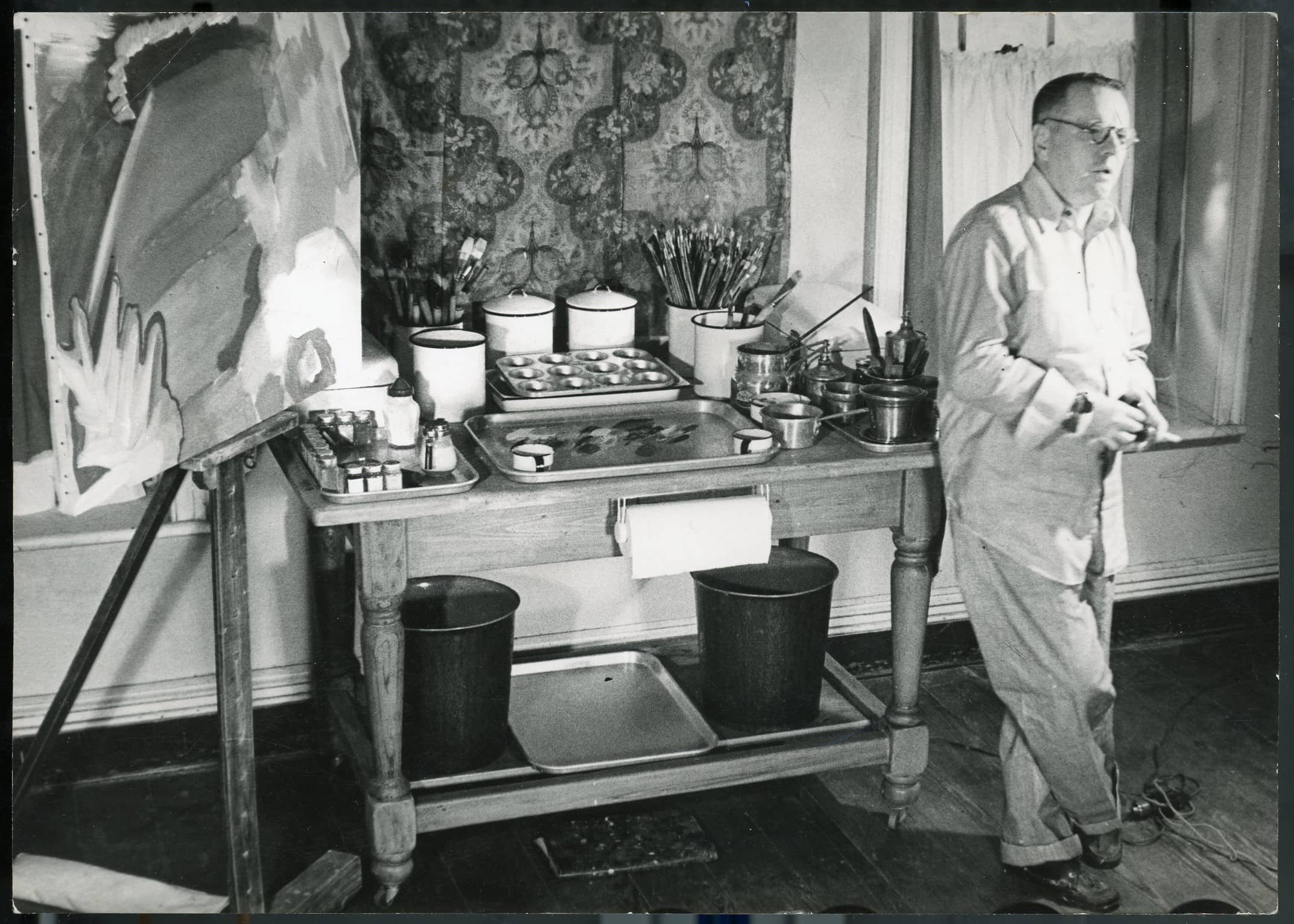 “He was an artist to his finger tips, no doubt about that…” A Tour of Weeks Hall’s Studio