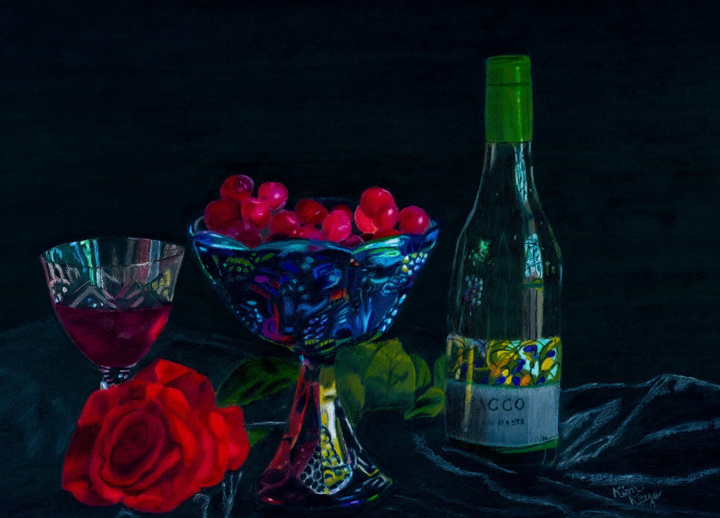 New Wine-Original available for $350 as well as giclee prints in my online Store. Giclee Prints and Gallery Wraps are also available to be drop-shipped directly to you.