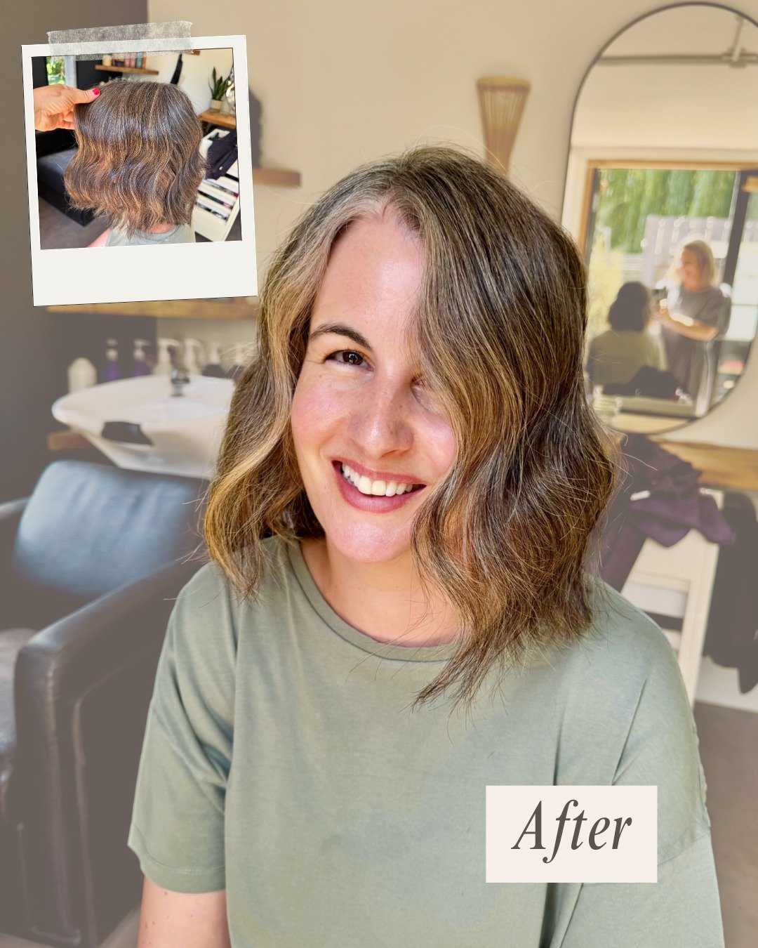 This is why I absolutely love what I do.✨ 

Yes, the hair looks beautiful... but that's not what I notice first.

I see brighter eyes. Softer features. A smile that's full of confidence again.

Working with this lovely client has been such a privileg