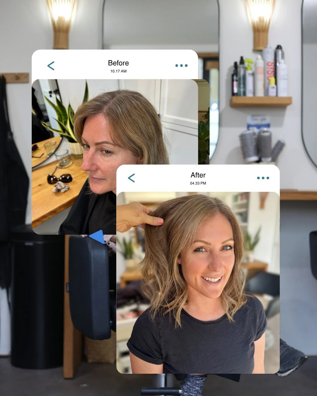 Another step closer to embracing the grey ✨

This is the second appointment in this grey blending journey, and just look at that glow.

Grey transformations don&rsquo;t happen overnight. By working gradually with the natural grey rather than against 
