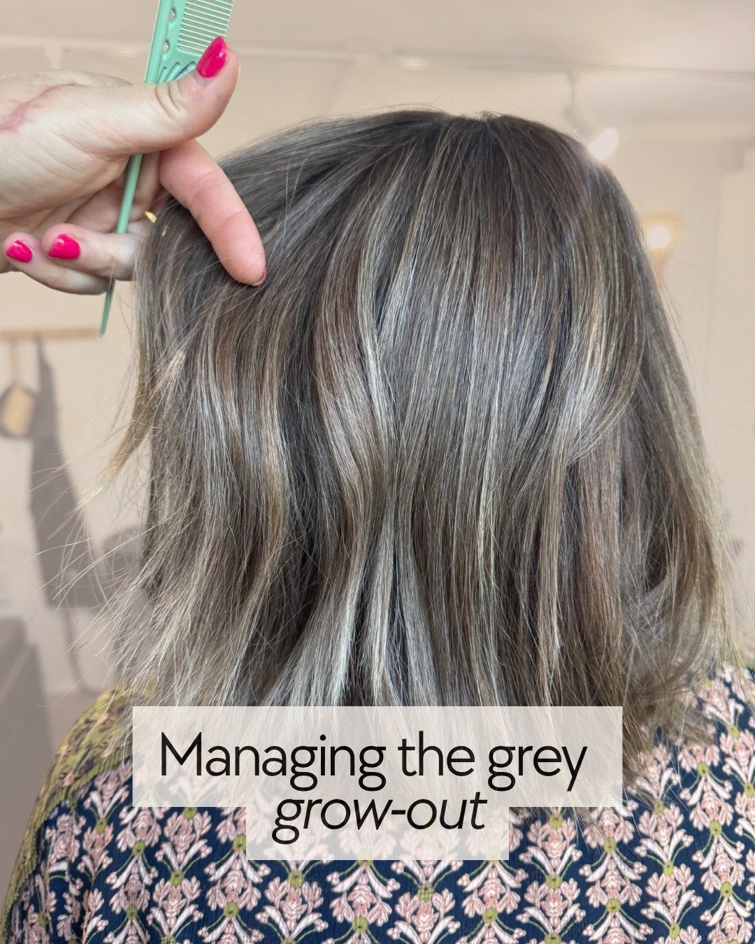 Growing out your grey doesn&rsquo;t have to mean months of awkward roots. 🤍

One of the biggest worries I hear from clients who are ready to embrace their natural grey is the grow-out stage. That harsh line between your coloured hair and your natura