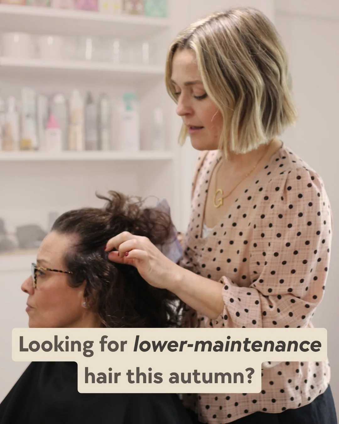 Autumn arrives and suddenly everyone starts thinking about going darker with their hair&hellip; 🍂

But if you&rsquo;re already noticing your greys coming through at the roots, going significantly darker can actually make that regrowth feel even more