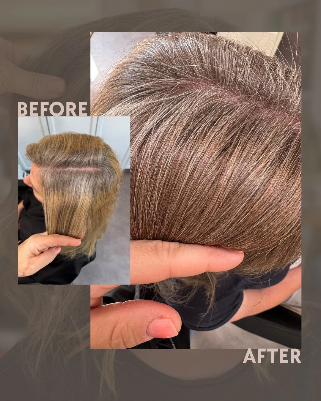 When it comes to grey blending, I always say the biggest investment is in your roots. ✨

This is where your natural greys meet your existing colour, and where the biggest difference can often be made.

Rather than simply covering the grey, I carefull